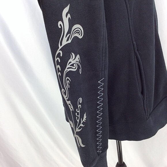 Ski-Doo BRP Sweatshirt Womens Size XL Black Full Zip Mock Neck - Picture 6 of 10